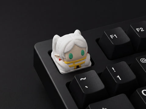 Frieren Normal on black keyboard