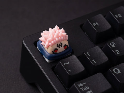 Sukuna on black keyboard