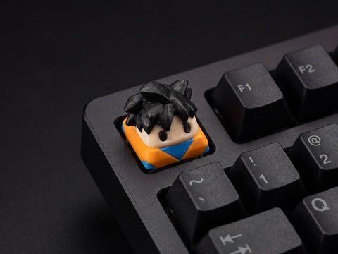 Goku Normal on black keyboard