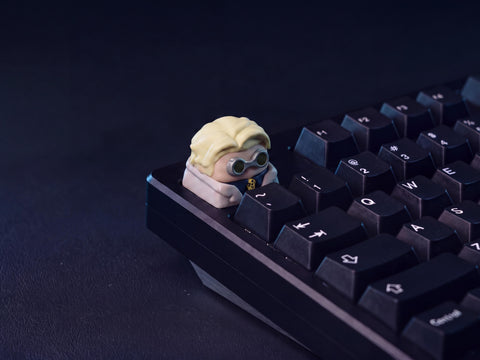Kento Nanami on black keyboard