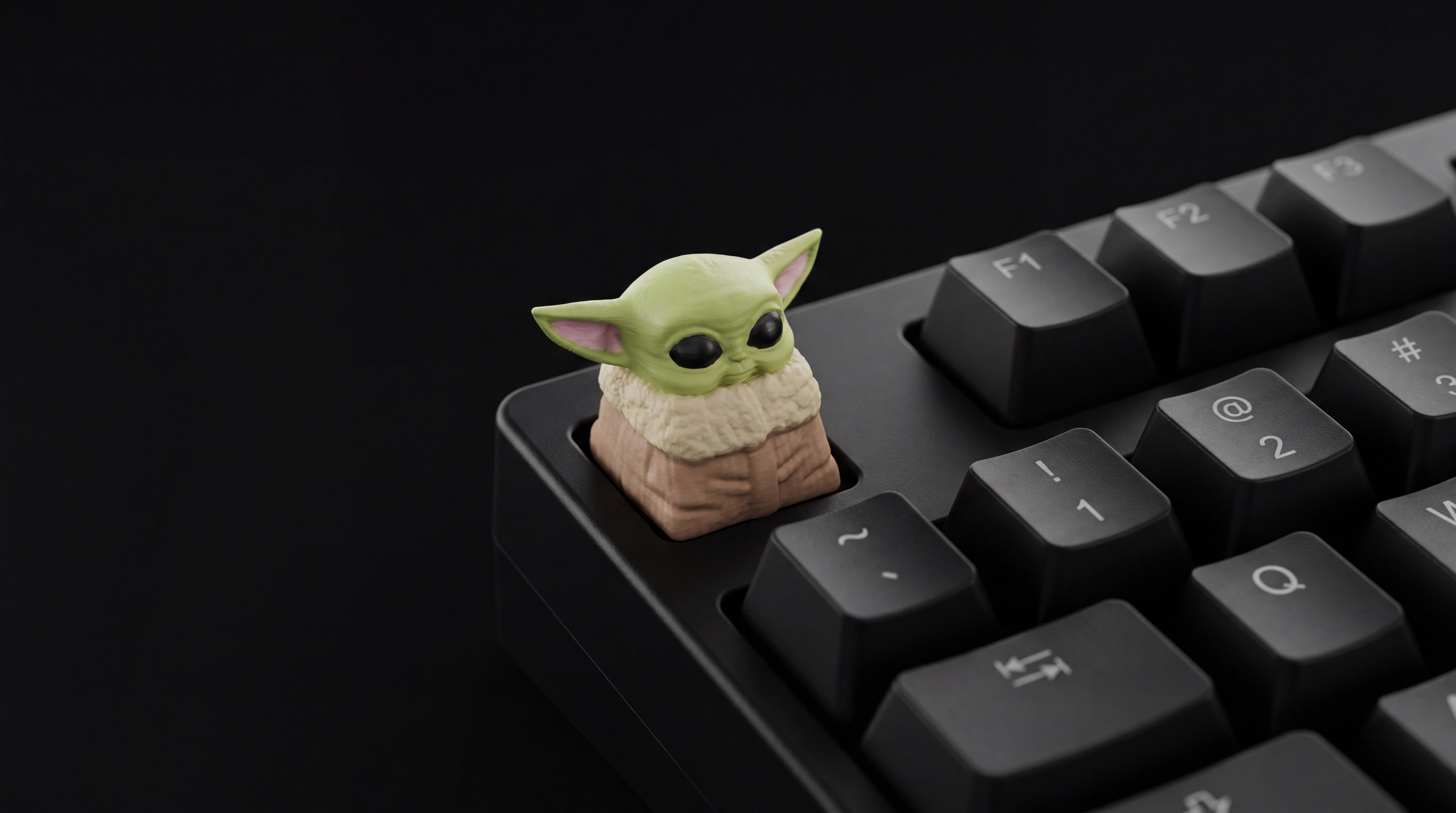 Baby Yoda Keycap PLA Cherry MX - Keycaps Office