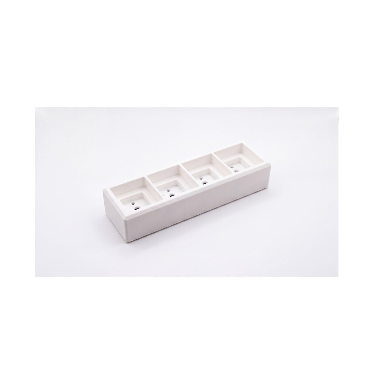 Clicker KO 4 en fila Blanco