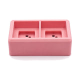2 espacios / Rosado