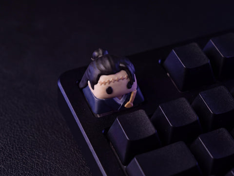 Suguru Geto on black keyboard