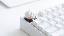 Cargar imagen en el visor de la galería, Gojo Satoru Seis Ojos 07-white-keyboard.jpg
