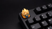 Cargar imagen en el visor de la galería, Goku Super Saiyajin 2 on black keyboard

