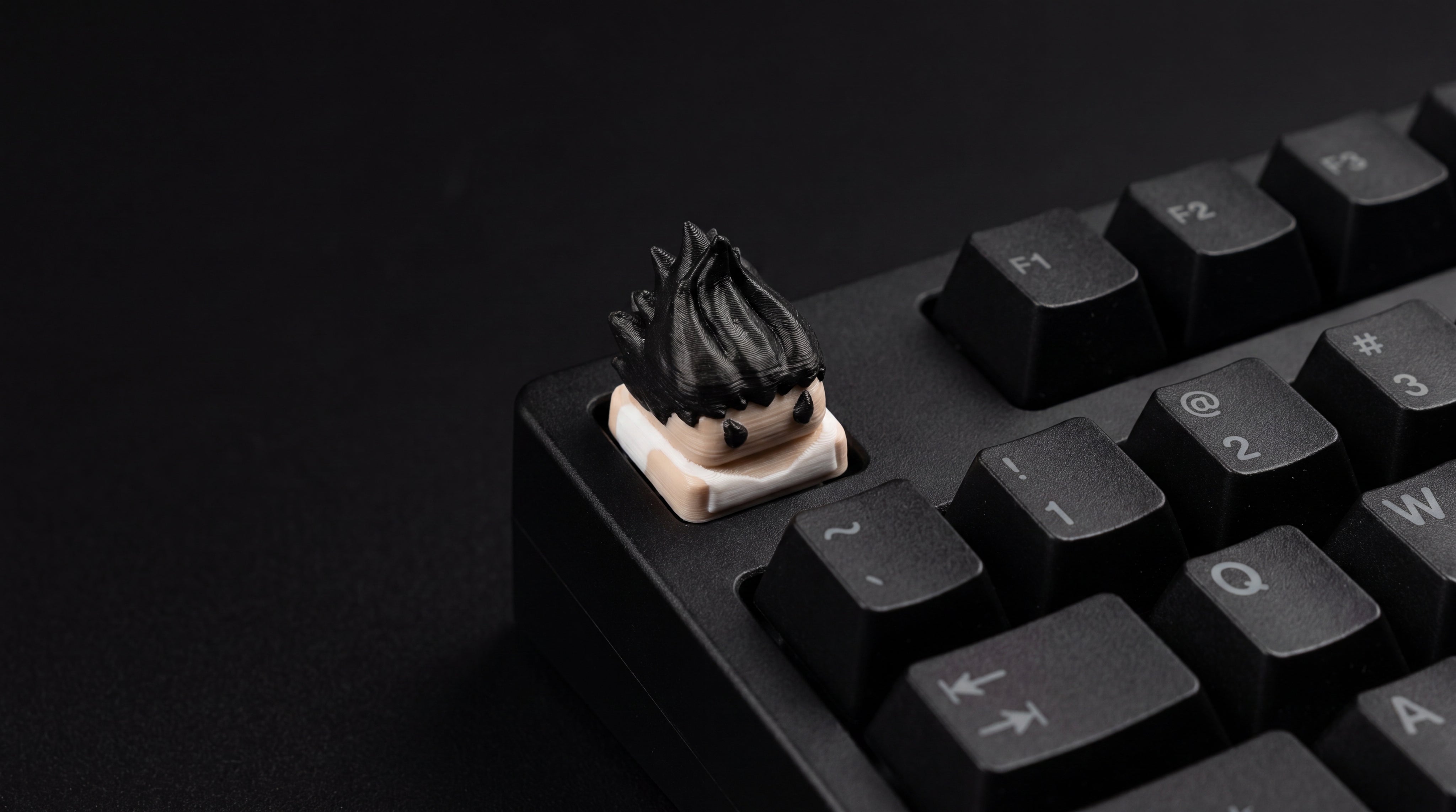 Gon Adulto on black keyboard