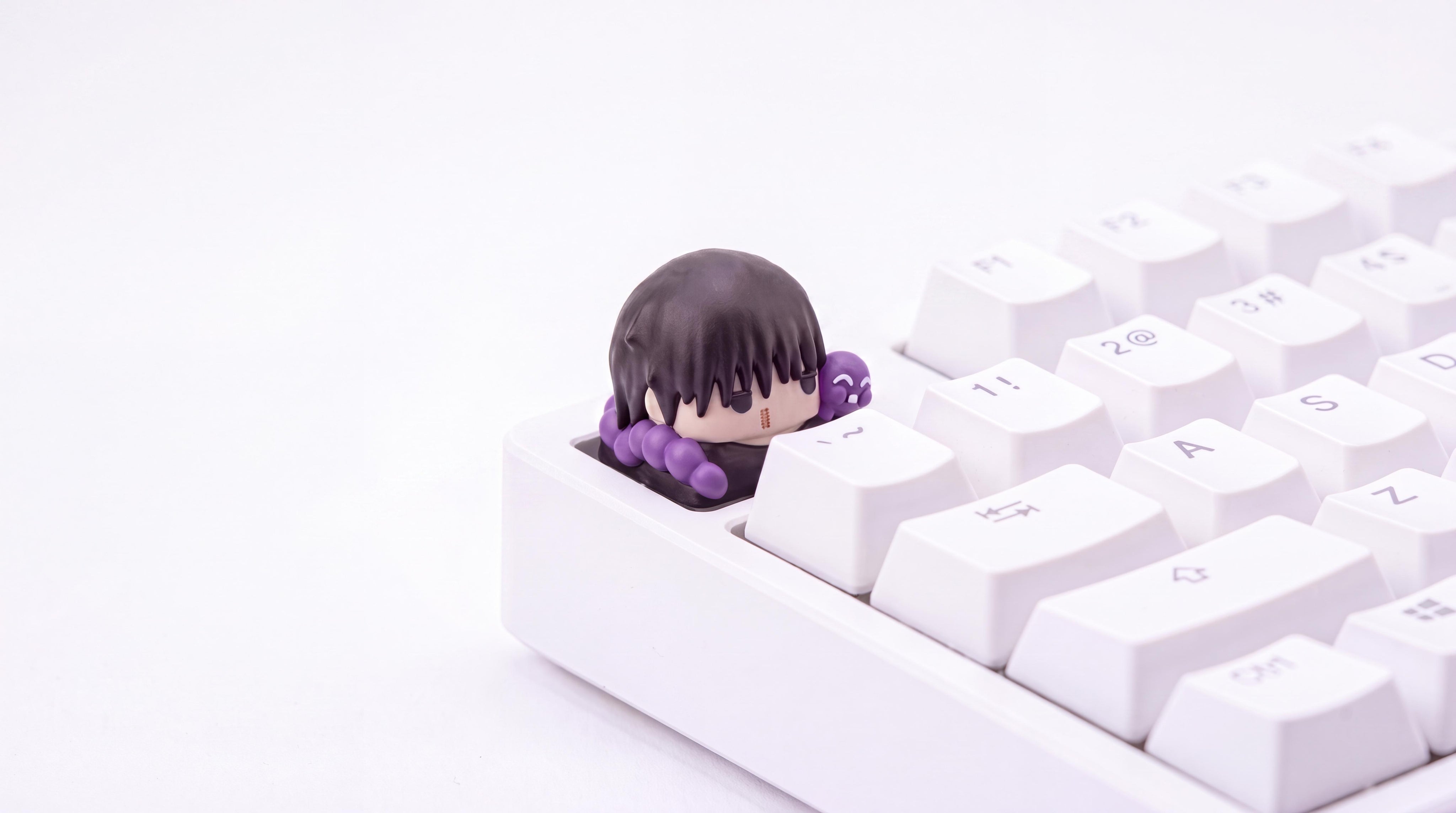 Toji Fushiguro on white keyboard