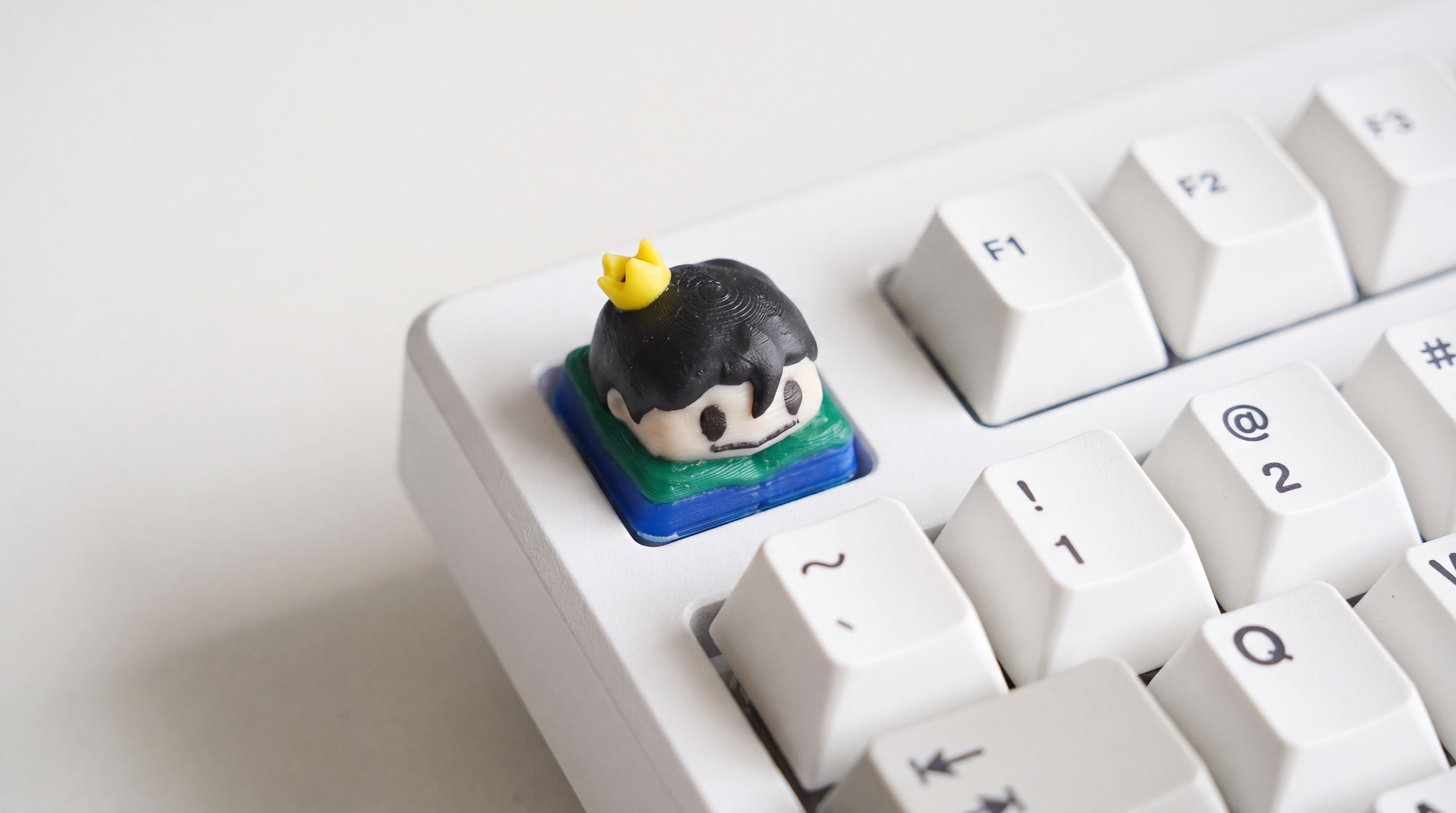 Bojji Con Capa on white keyboard