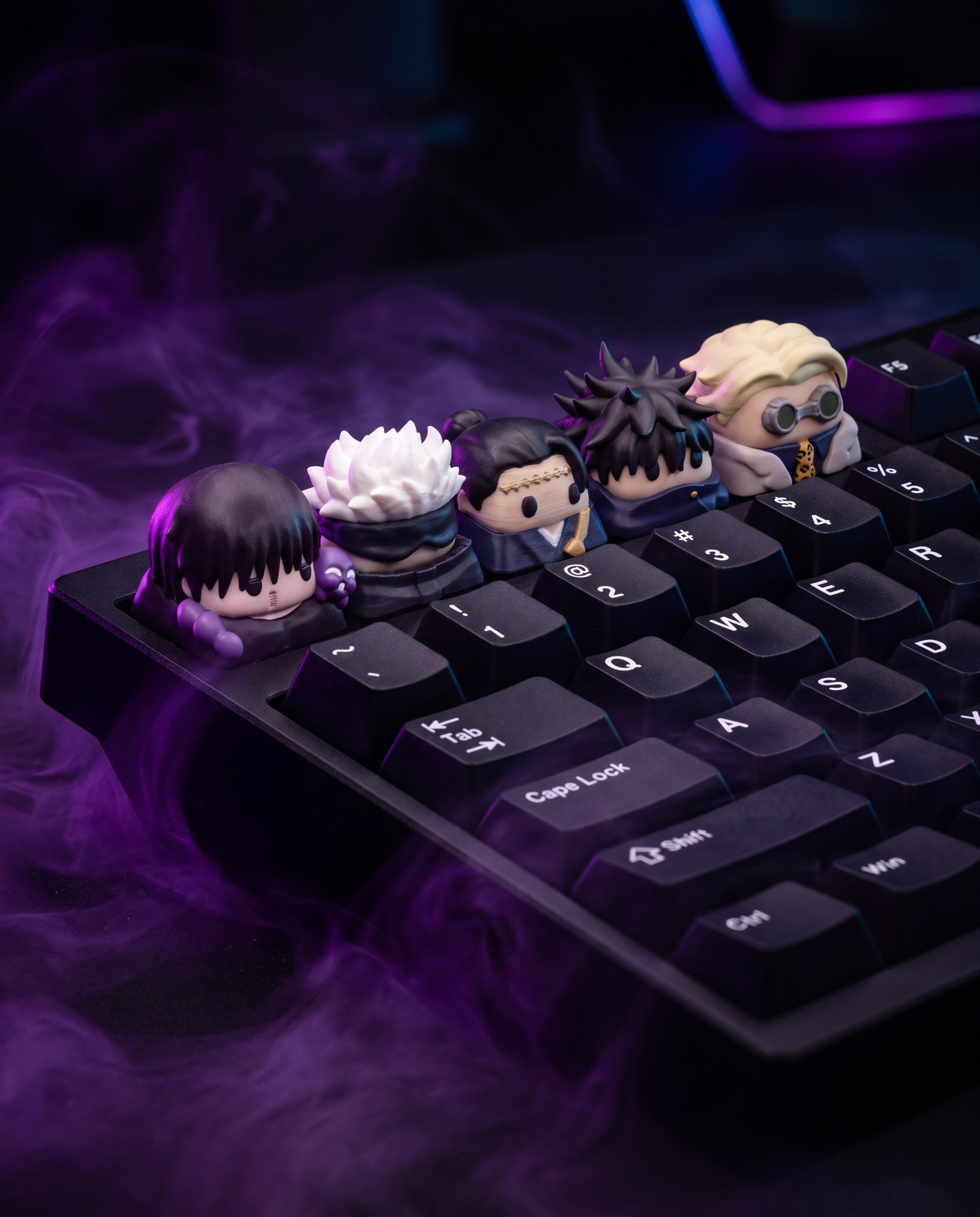 Drop 02: Jujutsu Kaisen — 5 keycaps nuevas