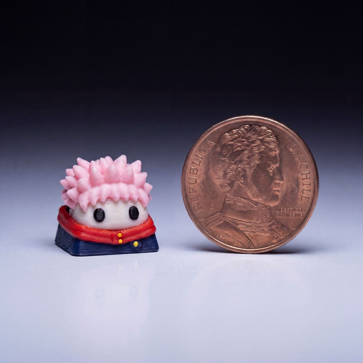Escala de un keycap artisan