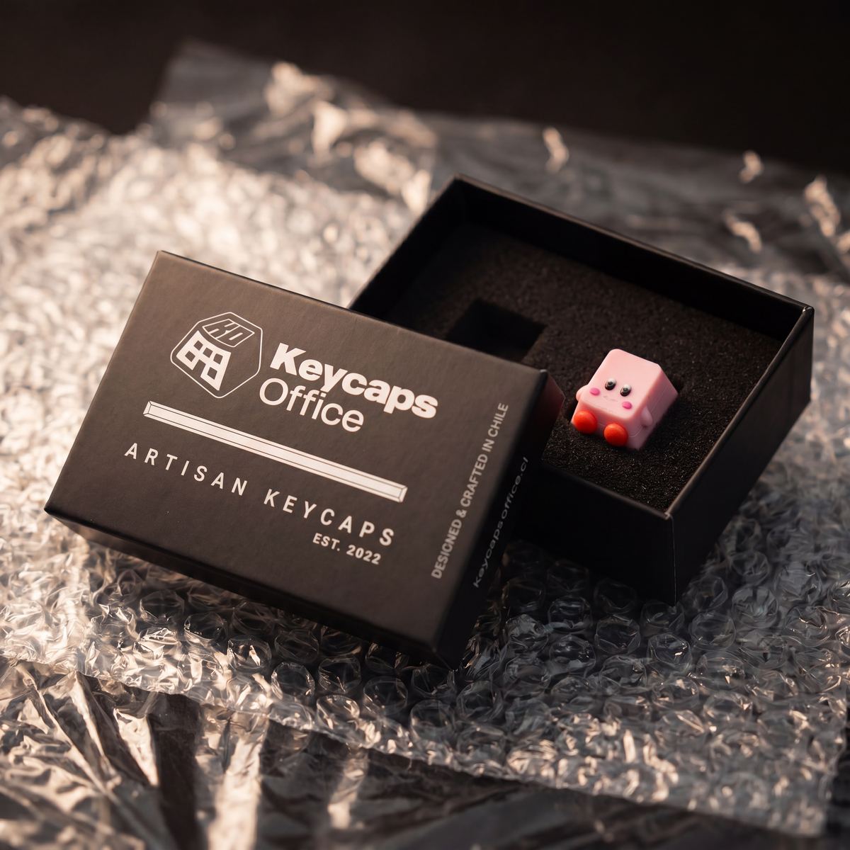 Packaging y unboxing Keycaps Office